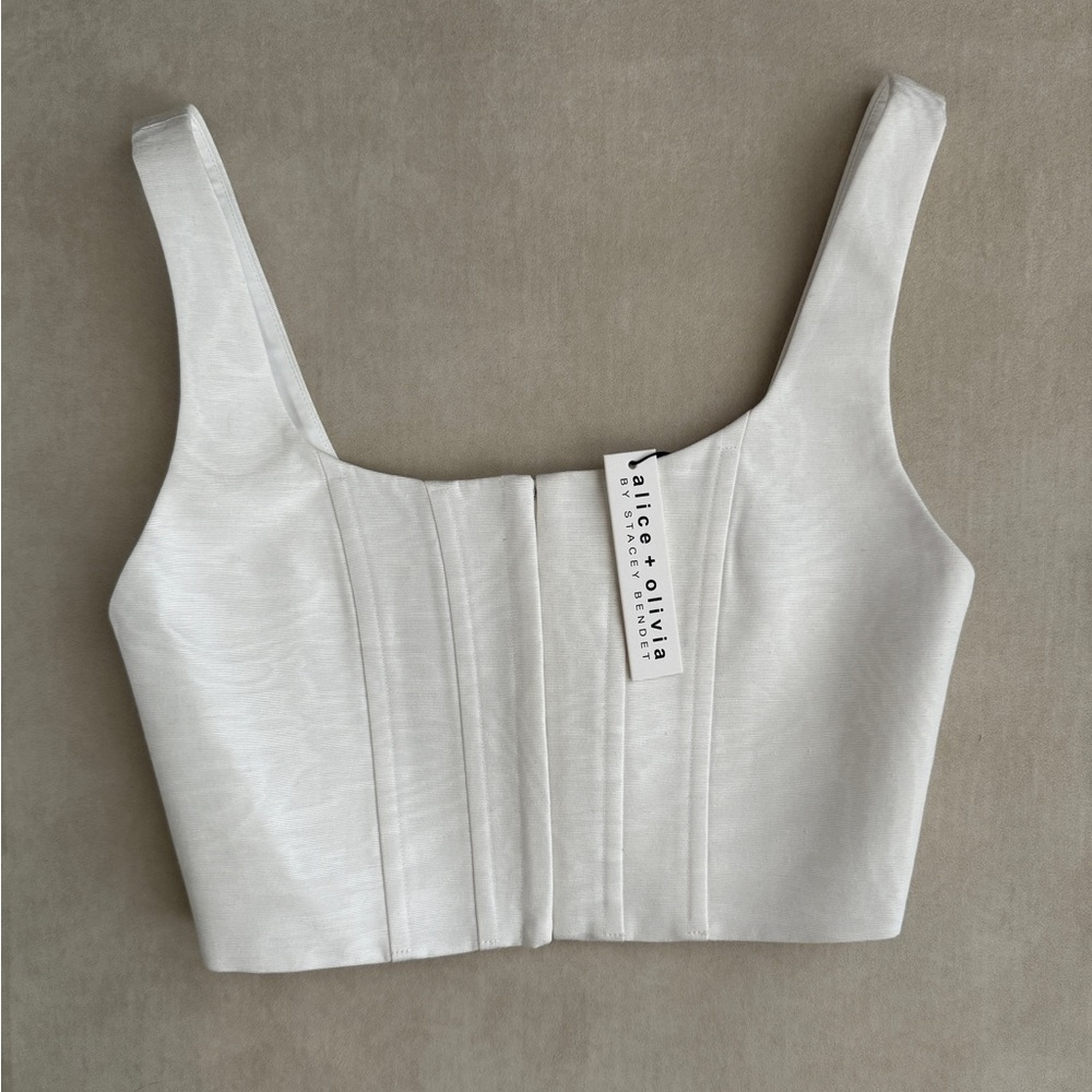 Alice and Olivia Boned Corset Top Breslin NWT